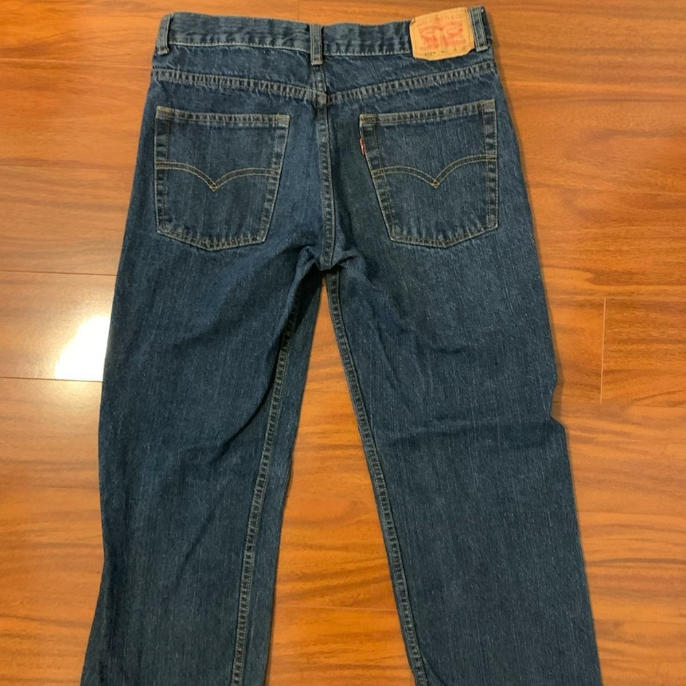 Levi's 550 Relaxed dark denim jeans